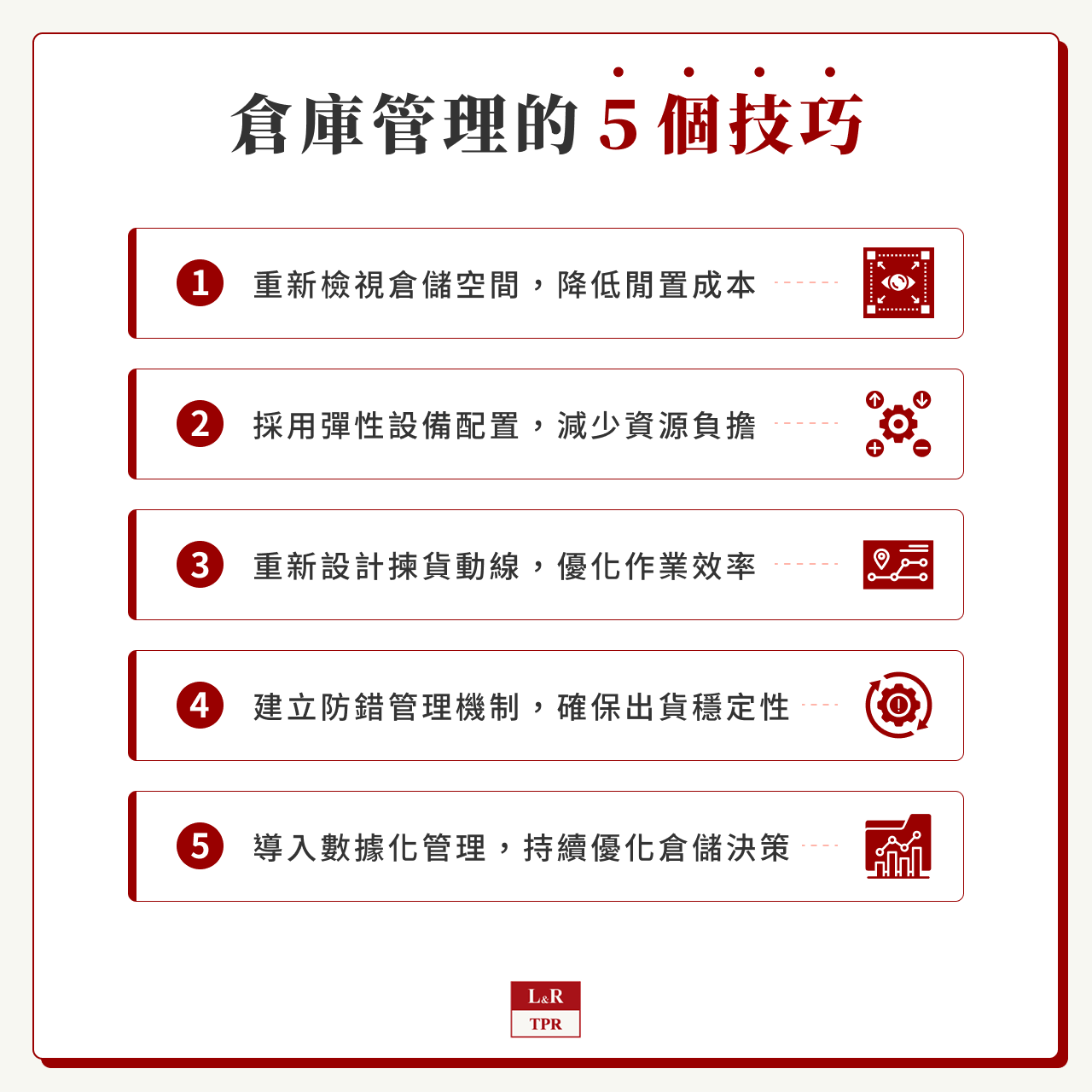 倉庫管理技巧